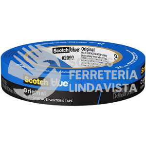 2990 6667CINTA MASKING TAPE AZUL DE 1" SCOTCHBLUE