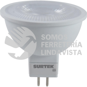 FMC4 LAMPARA DE LED TIPO MR16, 4.5 W LUZ CALIDA SURTEK