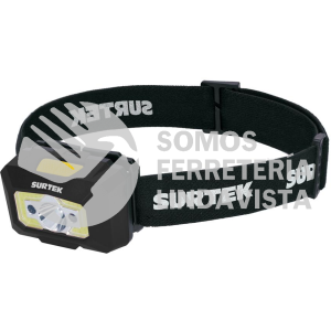 135911 LINTERNA DE LED PARA CABEZA RECARGABLE DE 250 LM SURTEK