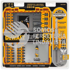 DWA2FTS30IR JUEGO P/ATORNILLAR 30 PZAS DEWALT