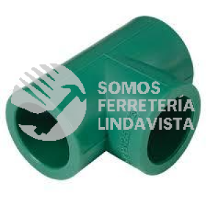 25340 TEE DE 1/2 (20MM) TERMOFUSIONABLE VERDEPLUS
