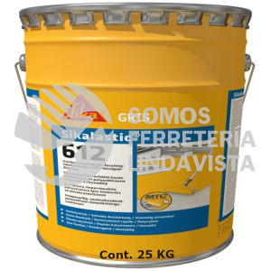 428850 SIKALASTIC 612 GRIS CUBETA 25 KG (17 5 L) SIKA CONSTRUCCION