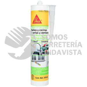 550937 SIKASEAL-113 UNIVERSAL TRANSPARENTE CARTUCHO 270 ML SIKA CONSTRUCCION