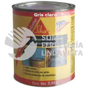 182157 SIKAFLOOR URECOLOR GRIS CLARO LATA 0 25 GAL SIKA CONSTRUCCION