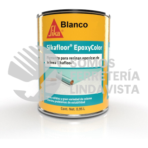 192413 SIKAFLOOR EPOXYCOLOR BLANCO LATA 0 25 GAL SIKA CONSTRUCCION