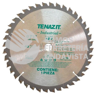 167 SIERRA METALICA PARA METALES NO FERROSOS DE 40 DIENTES (7-1/4"X5/8") TENAZIT