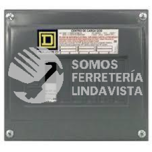 SQUARE D QOD6F CENTRO DE CARGA GABINETE 2 FASES 3 HILOS 120/240V