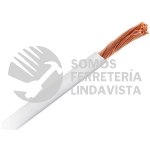 000752MT CABLE CORDON BLANCO CAL10 AWG THW-LS/THHW-LS 90GRADOSC 600V VENTA POR METRO CONDULAC