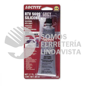 491982 SI 5699 491982 SILICON GRIS TUBO 80 ML LOCTITE