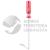 DC-146 DESARMADOR DE CRUZ PHILLIPS 1/4" X 6" BARRA ACERO CROMADO MANGO DE PVC TAMER