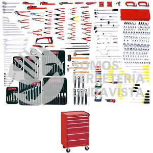 99621 JUEGO MAESTRO INDUSTRIAL COMBINADO 396 PIEZAS, CON GABINETE EX27M6 URREA