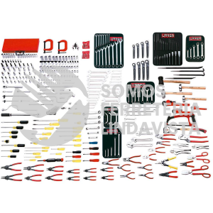 99520 JUEGO MAESTRO INDUSTRIAL COMBINADO 396 PIEZAS, SIN GABINETE URREA