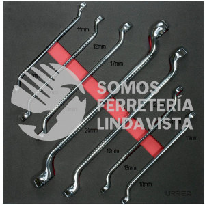CH214 JUEGO DE 7 LLAVES DE ESTRIAS 45GRADOSMETRICAS URREA