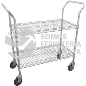 44185 CARRO UTILITARIO DE ALAMBRE 36" X 18" 2 NIVELES URREA