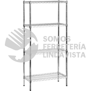 E3624 ANAQUEL DE ALAMBRE 36" X 24" 4 NIVELES URREA
