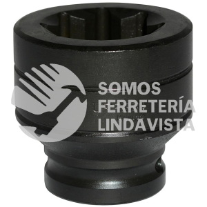 7521S DADO DE IMPACTO CUADRO DE 3/4", 8 PUNTAS, EN PULGADAS, 1-5/16" URREA