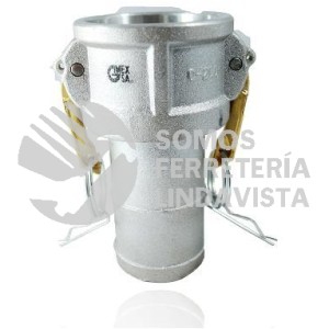 15CONEX-018CH-KC150AL CONECTOR GARRA HEMBRA CON ESPIGA DE ALUMINIO 1-1/2" C-150 GIMEX