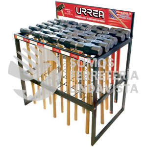 RMARRUC RACK CON MARROS CON MANGO HICKORY Y FIBRA DE VIDRIO, 30 PIEZAS URREA