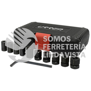 SR10M JUEGO PARA REMOVER E INSTALAR PERNOS METRICOS, 10 PIEZAS URREA