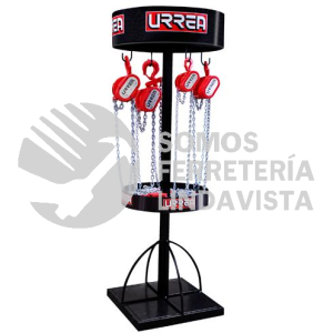 RPOLC RACK CON POLIPASTOS MANUALES, 4 PIEZAS URREA