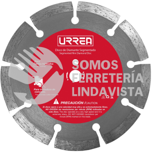 DDIS18 DISCO DE DIAMANTE SEGMENTADO, 18" URREA
