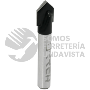 BR1403 BROCA PARA ROUTER DE ACERO CORTE EN "V" 1/2" ZANCO DE 1/4" URREA