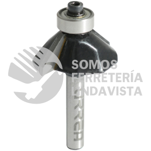 BR1415 BROCA PARA ROUTER DE ACERO CHAFLAN CON BALERO 1-1/4" ZANCO DE 1/4" URREA