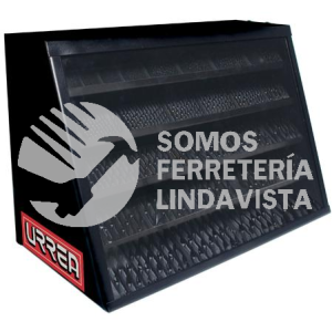 BROC01 EXHIBIDOR CON BROCAS DE ACERO DE ALTA VELOCIDAD FRACCIONALES, 306 PIEZAS URREA