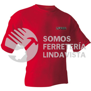 PLA201C PLAYERA CUELLO REDONDO COLOR ROJO TALLA CH URREA