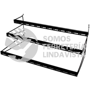 RECA6K JUEGO DE RACKS TIPO CASCADAS 60 X 10 CM, 3 PIEZAS URREA