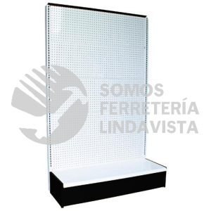 GONP GONDOLA PERIMETRAL PANEL METALICO 120 X 60 X 200 CM URREA