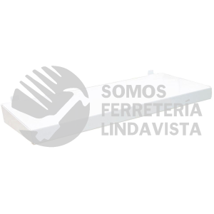 LCMUL CHAROLA MULTIUSOS TIPO REPISA BLANCA 55 X 28 X 4 CM SURTEK