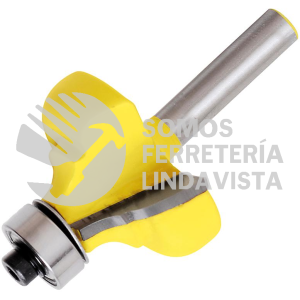 119277 BROCA PARA ROUTER DE ACERO MOLDADURA CLASICA CON BALERO 1-3/8" ZANCO DE 1/4" SURTEK