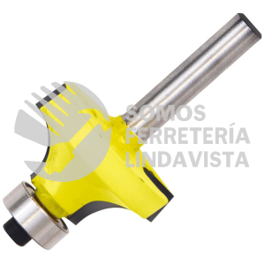 119272 BROCA PARA ROUTER DE ACERO REDONDEADORA DE MOLDURA CON BALERO 1-1/4" ZANCO DE 1/4" SURTEK