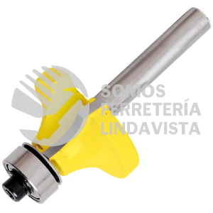 119268 BROCA PARA ROUTER DE ACERO REDONDEADORA CON BALERO 1" ZANCO DE 1/4" SURTEK