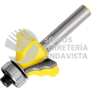 119279 BROCA PARA ROUTER DE ACERO MOLDADURA CLASICA CON BALERO 1-1/8" ZANCO DE 1/4" SURTEK