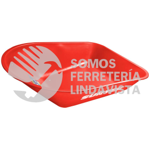 CS60 CONCHA PARA CARRETILLA HERRAJE TIPO AMERICANO 6 FT3, ROJA SURTEK