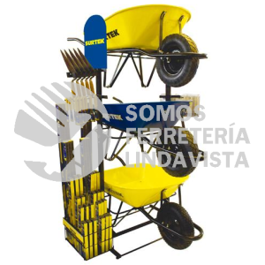 RCARRVERC EXHIBIDOR CON CARRETILLAS Y ACCESORIOS, 142 PIEZAS SURTEK