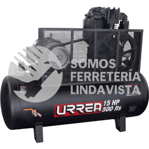 COMP9515 COMPRESOR DE AIRE ELECTRICO DE BANDA 500 LT 15 HP 220 V / 440 V URREA