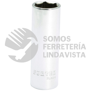 F4409HLM DADO LARGO METRICO CUADRO DE 1/4", 6 PUNTAS, 9 MM SURTEK