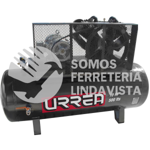 COMP9510 COMPRESOR DE AIRE ELECTRICO DE BANDA 500 LT 10 HP 220 V / 440 V URREA