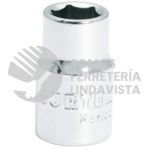 F5112H DADO EN PULGADAS CUADRO DE 3/8", 6 PUNTAS, 3/8" SURTEK