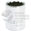 F5118M DADO METRICO CUADRO DE 3/8", 12 PUNTAS, 18 MM SURTEK