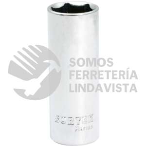 F5122HL DADO LARGO EN PULGADAS CUADRO DE 3/8", 6 PUNTAS, 11/16" SURTEK