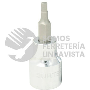 F51H06 DADO CON PUNTA HEXAGONAL EN PULGADAS CUADRO DE 3/8", 3/16" SURTEK