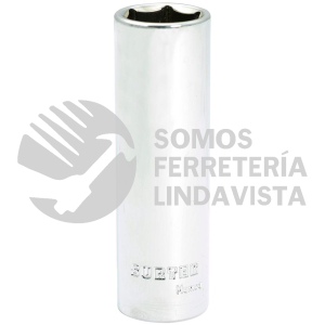 F5816HLM DADO LARGO METRICO CUADRO DE 1/2", 6 PUNTAS, 16 MM SURTEK