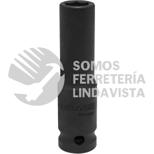S7814HL DADO DE IMPACTO LARGO EN PULGADAS CUADRO DE 1/2", 6 PUNTAS, 7/16" SURTEK