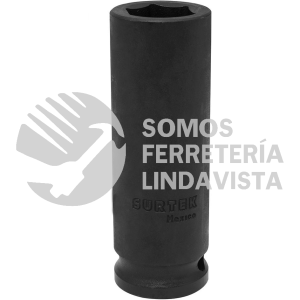 S7822HLM DADO DE IMPACTO LARGO METRICO CUADRO DE 1/2", 6 PUNTAS, 22 MM SURTEK