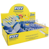142129 FLEXOMETROS CON CARCASA DE PLASTICO AZUL EN DISPLAY 3 M X 1/2", 24 PIEZAS FOY