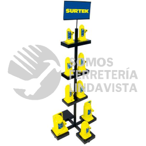 126140 EXHIBIDOR CON 9 GATOS DE BOTELLA SURTEK